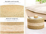 Handmade Woven Foot Stool Natural Seagrass Ottoman for Home Decor & Seating 74540034