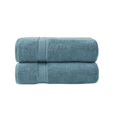 100% Cotton Bath Sheet Antimicrobial 2 Piece Set B03599351