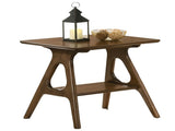 Arona Mid-Century Modern Wood End Table with Shelf T2574P164767