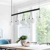 Broghan 8 - Light Sphere Globe Chandelier Kitchen Pendent LightUnable ship on weekends, 34721478