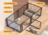 47.2" Dog Crate for Small Medium Large Dogs, Puppy Dog Playpen for Yard Indoor Outdoor Use, Pet Dog 79560027