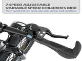 24" Kids Mountain Bike for Boys and Girls Ages 7-12 - 7-Speed Gears, Dual Disc Brakes, Shock 00913964