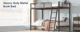 Metal Bunk Bed, Twin Over Twin Size W2889P263782