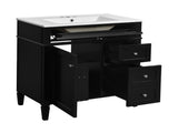 30'' Bathroom Vanity with Top Sink, Modern Bathroom Storage Cabinet with 2 Drawers and a Tip-out N710P250194B