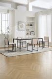 Counter Height Bar Stools Set of 2, Upholstered Linen Bar Chairs, Metal Footrest and Frame for W1249P257011