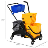 55 Quart Cleaning Bucket with Dual Buckets 62670818