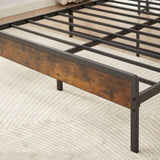 ZNTS Bed frame with charging station queen size,87.80'' L x 61.80'' W x 39.2'' H W1162123743