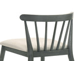2-Piece Rustic Dining Chairs, Solid Wood Frame, Farmhouse Design, Easy Assembly W2537P214547