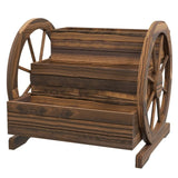 Wooden Planter Box, 3-Tier Raised Garden Bed,25" x 24" x 23" 00868963