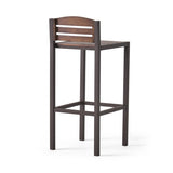 Milos Outdoor Acacia Wood Barstool 57485.00DBRN