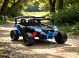Blue 12V Kids Ride On UTV Truck Battery Powered Electric Vehicle with Rear Suspension & Remote 36157663