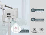 Professional 3 in 1 Facial Steamer on Wheels for Esthetician, Hot & Cold Mist, 5X LED Magnifying 49512153