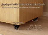 Rotating Bookshelf, 360 Degree Display 5 Tier Corner Bookshelf with Drawer for Small Space, Floor W2641P375499