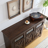 Farmhouse Sideboard Buffet with Storage with 3 Doors, Kitchen Storage, Coffee Bar W1758P210367