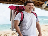 Folding Beach Chair, 4 Position Portable Backpack Foldable Camping Chair with Headrest Cup Holder 95078194