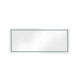 72 x 30 Inch LED Bathroom Mirror with Front and Backlight, Wall Mounted Vanity Mirror, Anti-Fog, W2287P302112
