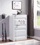 White 1-Door Chest with Container Lock B062P209020