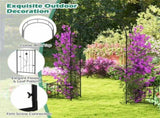 Multifunctional Outdoor Trellis - Climbing Vines SupportFlower/Vegetable Planters, 80"x20"x86" 27749478
