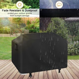 ZNTS Grill Cover for Outdoor BBQ Cover 58*24*46 inch BBQ Covers Waterproof Heavy Duty Gas 40513893