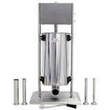 Stainless Steel Commercial Sausage Stuffer,Dual Speed Vertical Sausage Maker 32LB/15L, Meat Filler 88999956