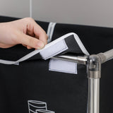 Laundry Basket 2 Tier Clothes Sorter with 4 Removable Bags to Organize Clothes, With Four Wheels, 68926337