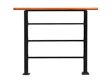 Handrails for Outdoor Wrought Iron Solid Wood Hand Railing for Concrete 03366847