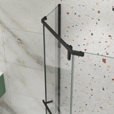 Pivot shower door, with 1/4" tempered glass, 34.75 in. x 72 in. Frameless Neo-Angle Pivot Shower W2122131070