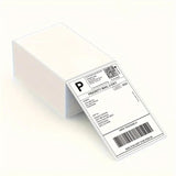 500pcs 4''x6'' Thermal Label Paper White Shipping Label, for Thermal Label Printer, Logistics Label 11929020