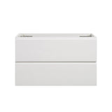 Alice-36W-201,Wall mount cabinet WITHOUT basin, White color, With two drawers, Pre-assembled W1865107116