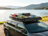 63.8 x 39 x 6.3 Inch Adjustable Cargo Basket, 220 lbs Capacity Car Roof Rack Basket for Cars SUVs 35064237