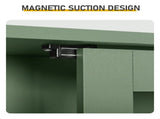 2-Door Painted MDF Toilet Cabinet 23.23*8.66*66.93in Forest Green 62018704