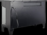 24 inch three sided glass electric fireplace with feet W1769P166908