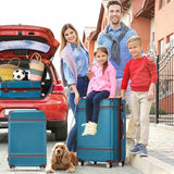 Hardshell Luggage Sets 4 Pieces 20"24"28" Luggages and Cosmetic Case Spinner Suitcase with TSA N732P170218C