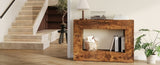 47" Farmhouse Console, Sofa Accent, Entryway with Storage, Narrow Entryway T3210P356966