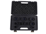 9X 1/2" 3/4" KM4-KM12 DRIVE GROOVED LOCK NUTS SOCKET SET & EXTERNAL TEETH 52558742