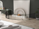 200" Adjustable Safety 8 Panels Play Yard Metal Doorways Fireplace Fence Christmas Tree Fence W206P150113
