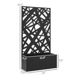Garden Bed Galvanized PlanterGarden Bed with Privacy Pan 93497452