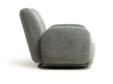 360&deg Swivel Chair Accent Chair 32.48-inch chenille fabric upholstered sofa, suitable for living W2901P463495
