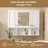 35'' x 28'' Wall Mounted Bathroom Medicine, Modern Bathroom Wall with Mirror, Mirror N710P209443K