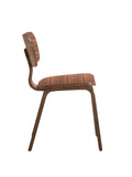 Walnut Finish Side Chairs Set of 2, Curved Ergonomic Design Solid Wood Dining Furniture Kitchen B2741P331882
