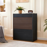 32.5''-58.8'' Extendable & Rotating Shoe Cabinet with 1 Drawer, 90-Degree Corner Cabinet, N845P261744D
