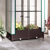 31.5" x 15.7" x 48.8" Garden Bed with PE Cover 76186859