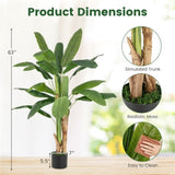 63 fake tropical palm tree 50125238