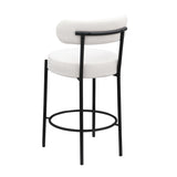 Woker Furniture Modern Counter Height Stools Set of 2, Uphsoltered 26" Seat Height Barstools with W1567P147206