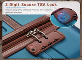 Hardshell Luggage Sets with Bags Lightweight Suitcase Double Spinner Wheels with TSA Lock ,Single N732P193484C