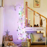 5ft Tall Pencil Prelit Artificial Christmas Tree Holiday Dcor with 250 Colorful Surface Branches, 60308633