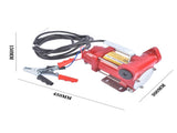 High Flow 10 GPM 12V DC Fuel Transfer Pump Red for Trucks Tractors Transfer of Gasoline Diesel 10804188