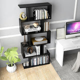 Five layer simple household black bookshelf W2139P288171