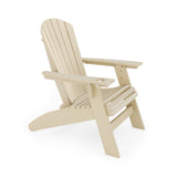 Adirondack Chair Sturdy HDPE Poly Lumber for Poolside, Patio, and Garden Relaxation B195P198768
