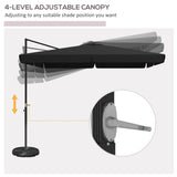 ZNTS Outdoor beach umbrella/Sun Umbrella （Prohibited by WalMart） 83425403